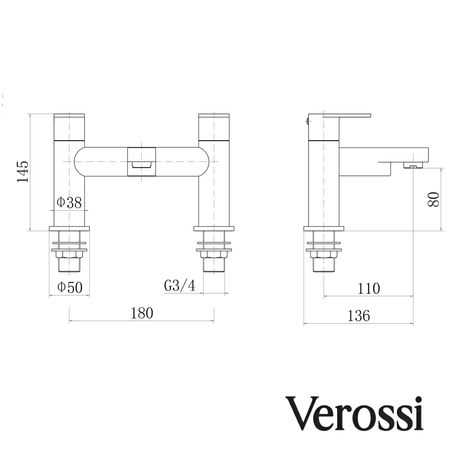 verossi bathroom tap