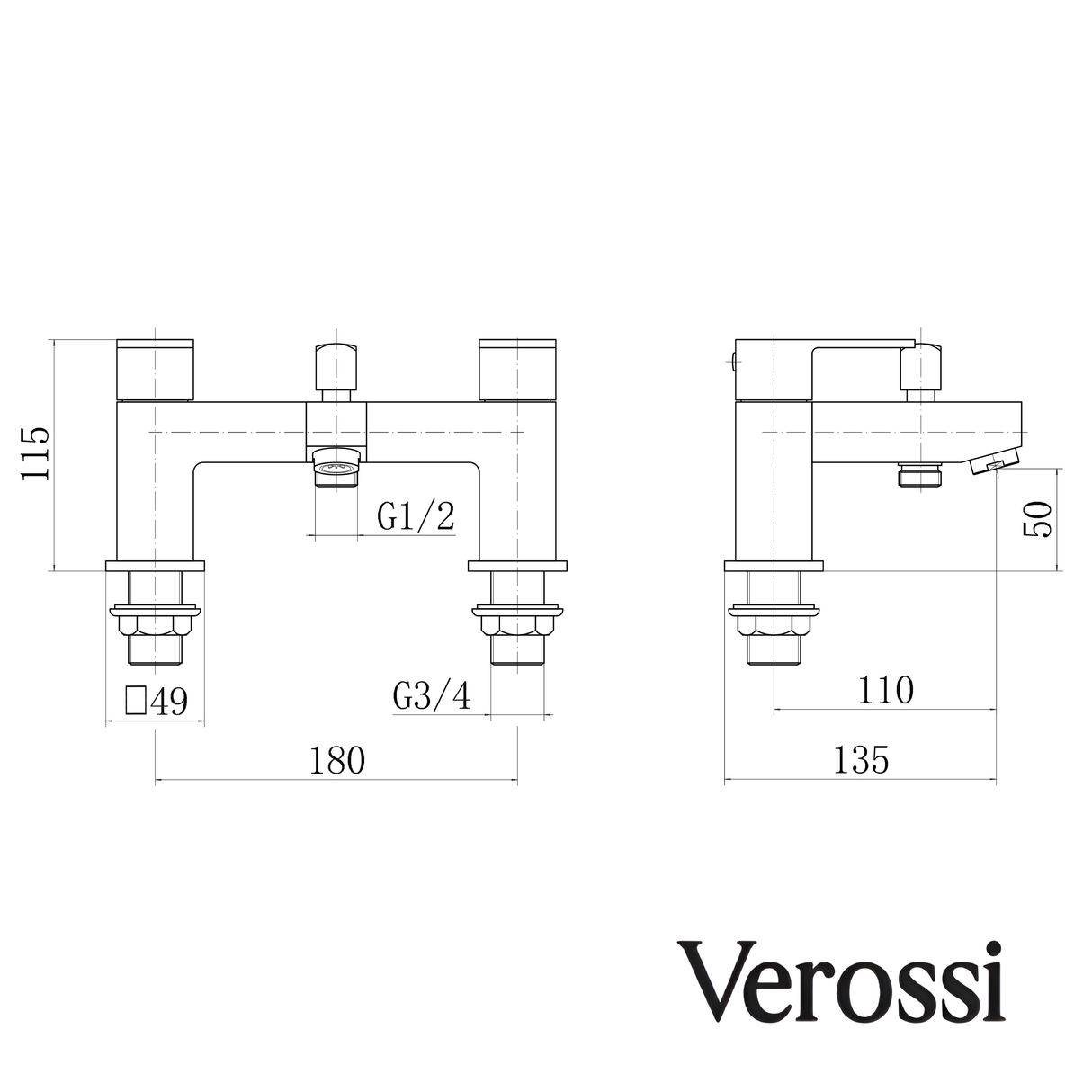 verossi bathroom tap