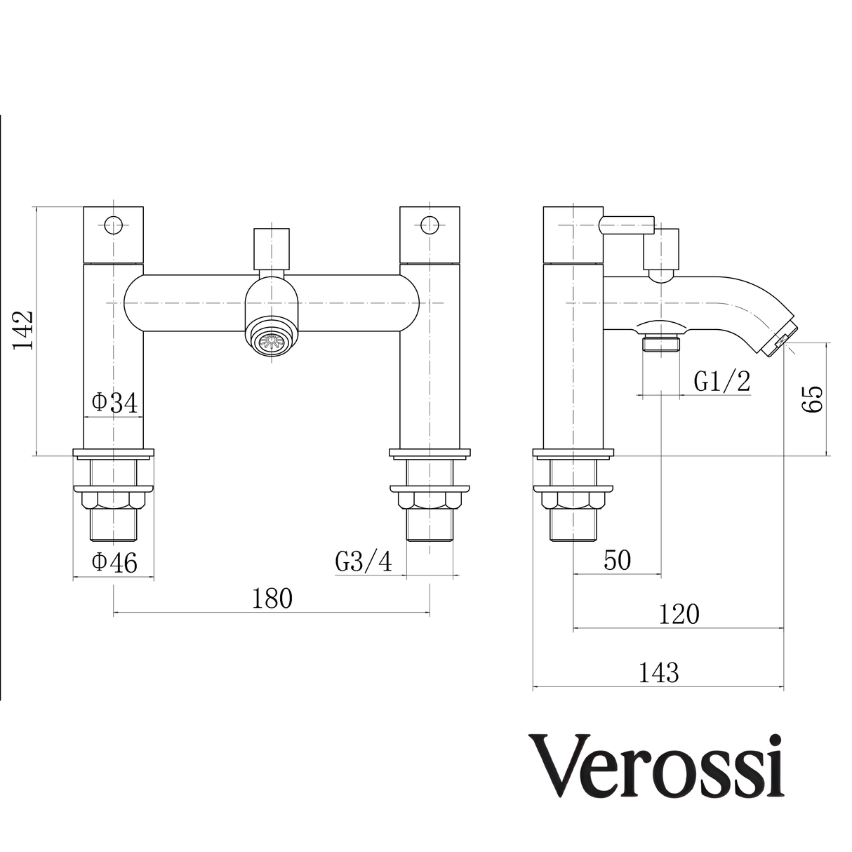 verossi bathroom tap