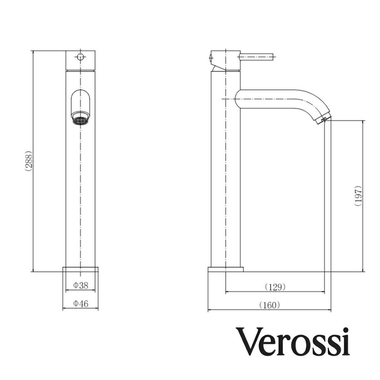 verossi bathroom tap