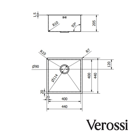 verossi kitchen sink