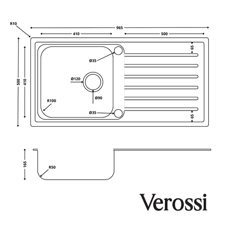 verossi kitchen sink