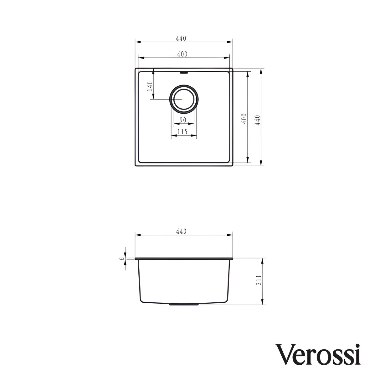 verossi kitchen sink