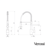 Verossi  | Flex | Multiuse Style 3 in 1 Instant Boiling Tap with Flexi Spray  | Gun Metal Finish