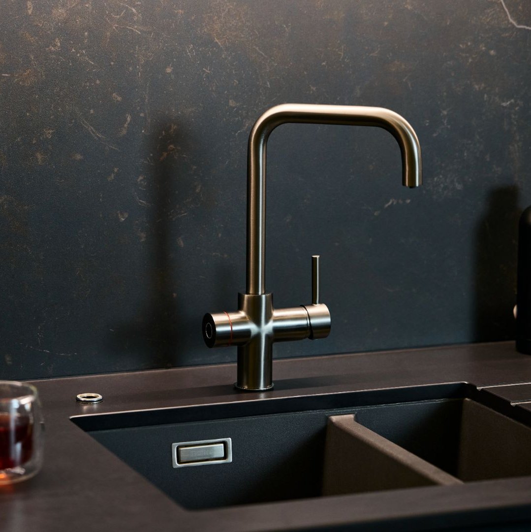 Verossi  | Valyrian | Biometric 4 in 1 Instant Boiling & Filtered Cold Water Tap | Gunmetal Finish