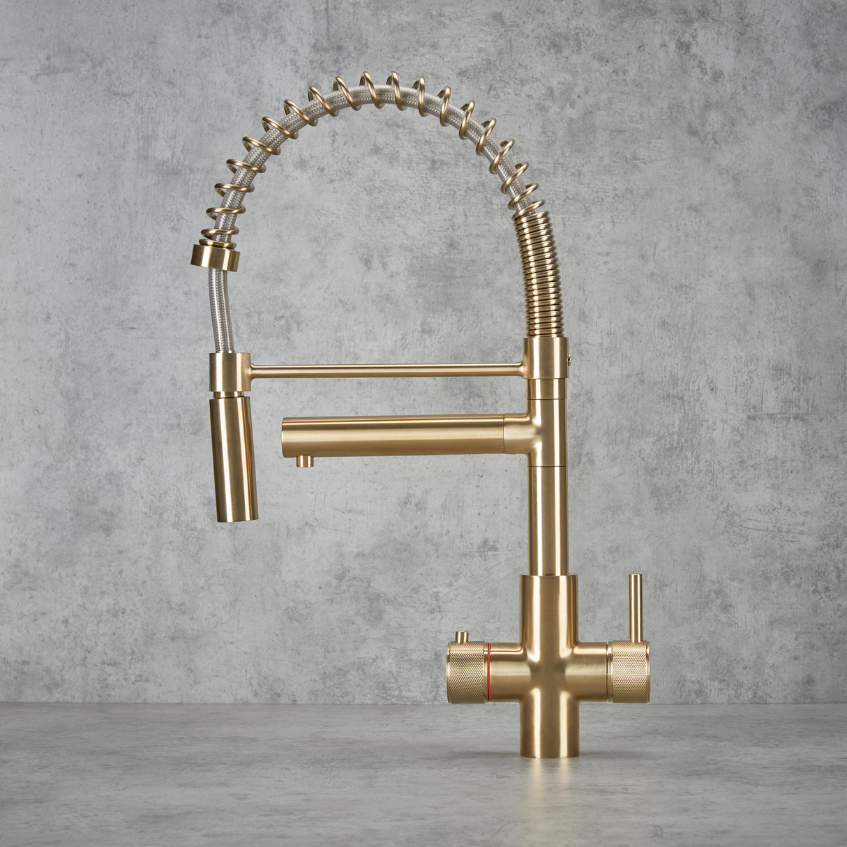 Verossi | Versan | Flexi 3 in 1 Instant Boiling Tap | Unfinished Brass Finish