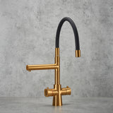 Verossi | Vaculoa | Flexi 3 in 1 Instant Boiling Tap | Brushed Gold Finish