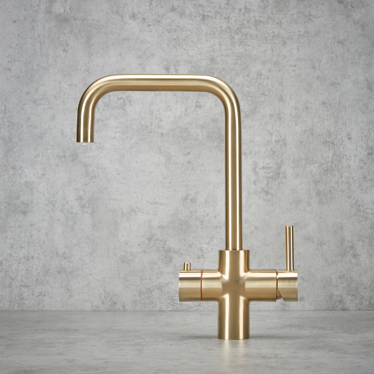 Verossi | Vigore | Contemporary 3 in 1 Instant Boiling Tap | Unfinished Brass Finish