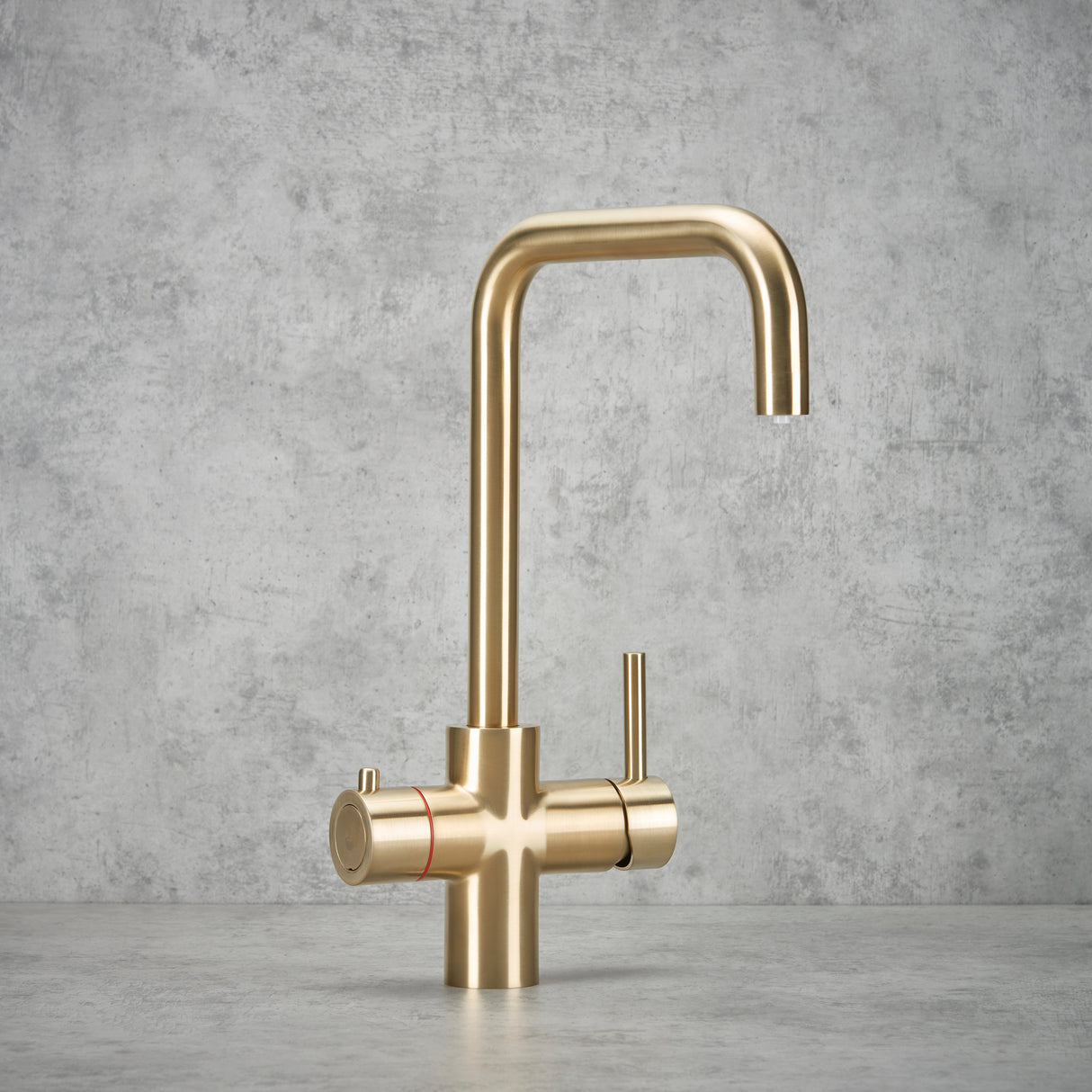 Verossi | Vigore | Contemporary 3 in 1 Instant Boiling Tap | Unfinished Brass Finish