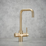 Verossi | Vigore | Contemporary 3 in 1 Instant Boiling Tap | Unfinished Brass Finish