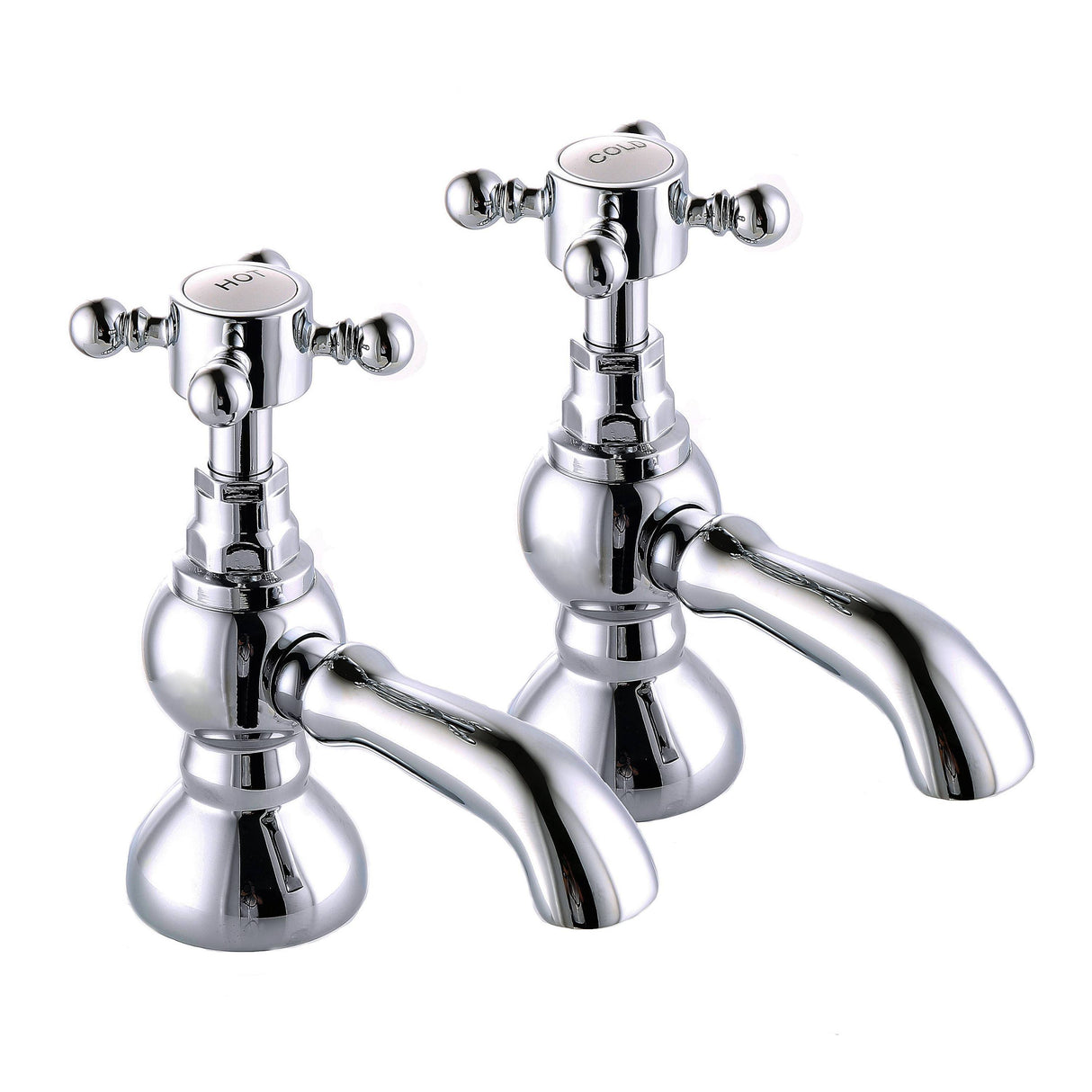 Eden | Basin Pillar Taps  | Chrome