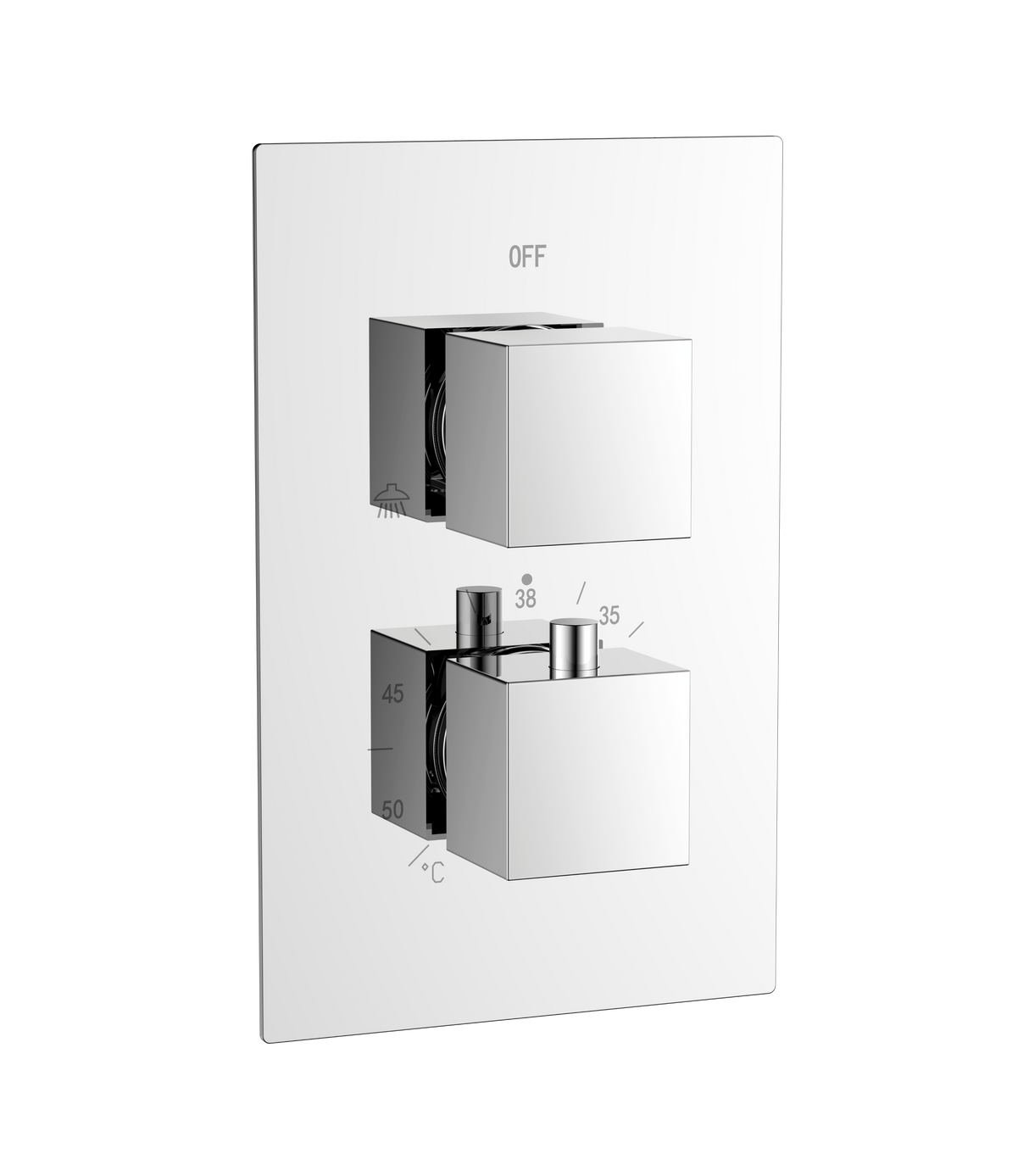 Veda | 2 Function Concealed Shower Valve | Chrome