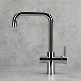 Verossi  | Valyrian | Biometric 4 in 1 Instant Boiling & Filtered Cold Water Tap | Polished Chrome Finish