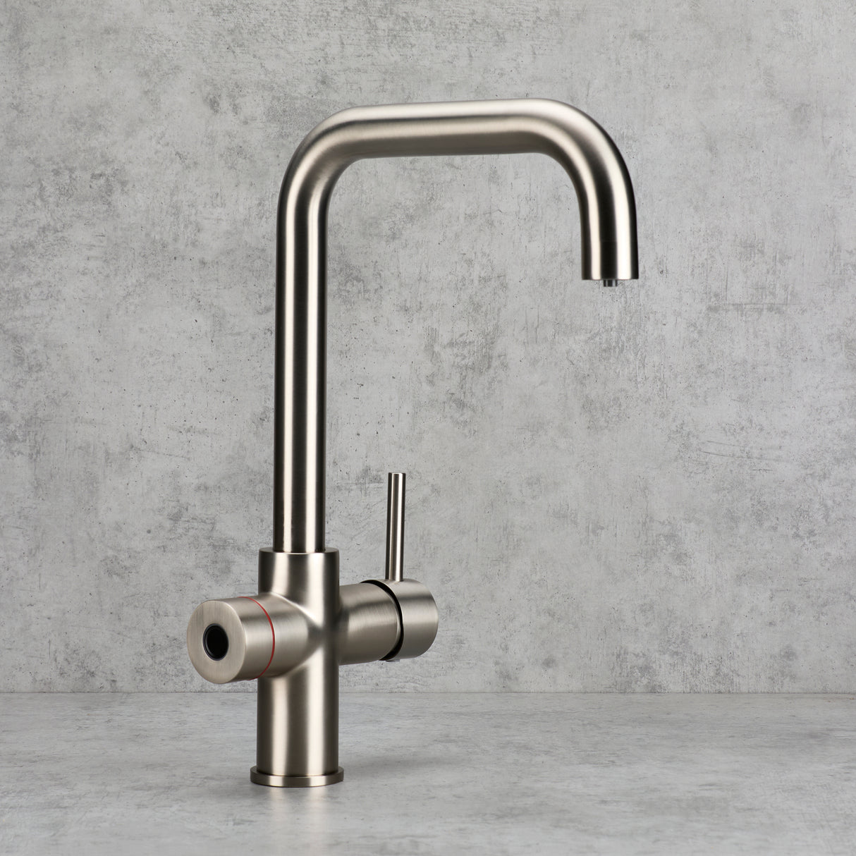 Verossi  | Valyrian | Biometric 4 in 1 Instant Boiling & Filtered Cold Water Tap | Brushed Steel Finish