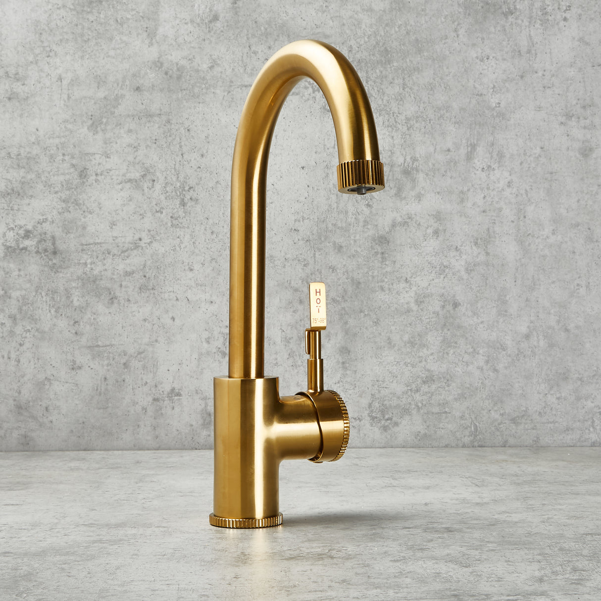 Verossi  | Volissi | Industrial Style Single Lever 3 in 1 Instant Boiling Tap | Brushed Gold Finish