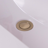 Push Button Click-Clack Basin Waste - Slotted - G1 1/4" - Brushed Brass