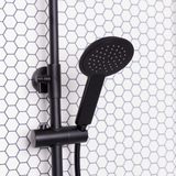 Siena | Round Style Thermostatic Shower Kit | Matt Black