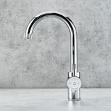 Verossi  | Volissi | Industrial Style Single Lever 3 in 1 Instant Boiling Tap | Polished Chrome Finish