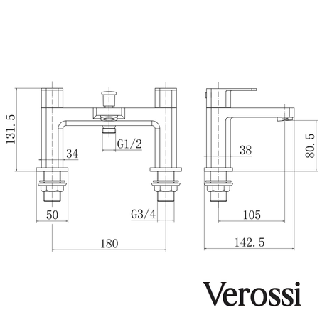 verossi bathroom tap